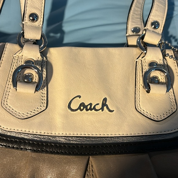 Coach Ashley Leather Handbag with Dustbag - Picture 11 of 16